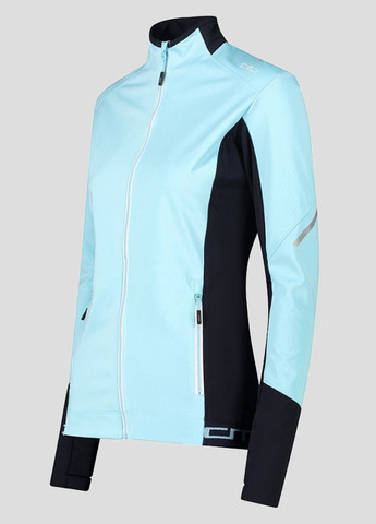 Голубая демисезонная голубая куртка woman jacket hybrid CMP