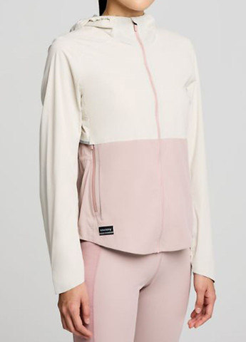 Розовая демисезонная спортивная куртка runshield jacket Saucony