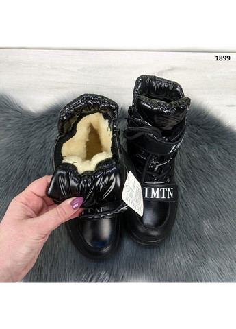 Черные повседневные зимние ботинки зимние детские для девочки Jong Golf