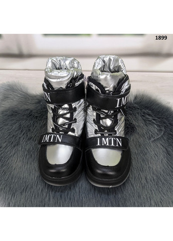 Серебряные повседневные зимние ботинки зимние детские для девочки Jong Golf