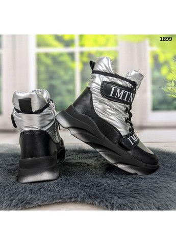 Серебряные повседневные зимние ботинки зимние детские для девочки Jong Golf