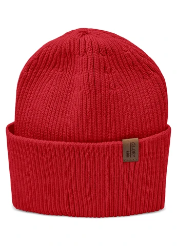 9067 В'язана шапка "Фламінго" Червоний 001 р.50-52 Anmerino (264389760)
