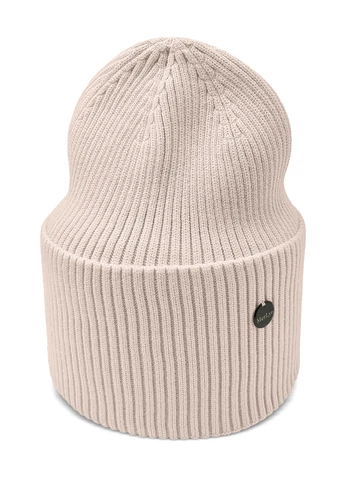 9057 В’язана шапка "Мілена" Крем 066 56-58р Anmerino (264389663)