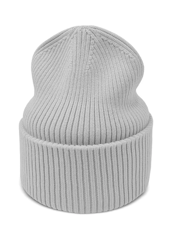 9068 В'язана шапка "Делфі" Світло сірий 023 56р Anmerino (264389749)