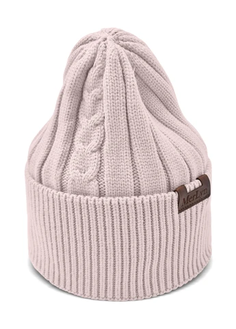 9064 В'язана шапка "WENDI" Кремовий 066 56р Anmerino (264389605)