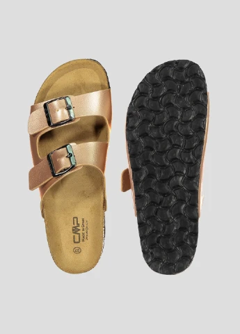 Золотые золотистые слайдеры eco thalitha wmn slipper CMP