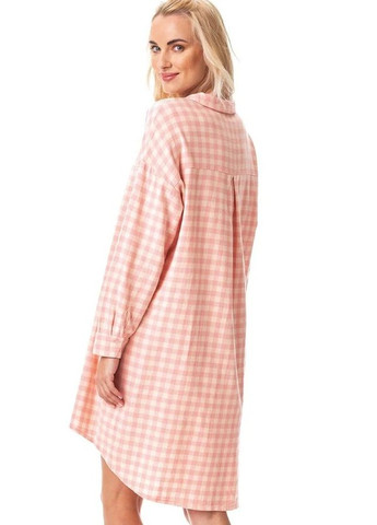 Ночная рубашка в клетку фланелевая LND 442 B22 Key (264748434)
