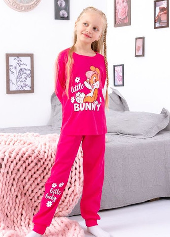 Розовая всесезон пижама для девочки Носи своє