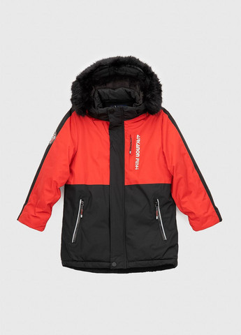 Красная зимняя куртка No Brand