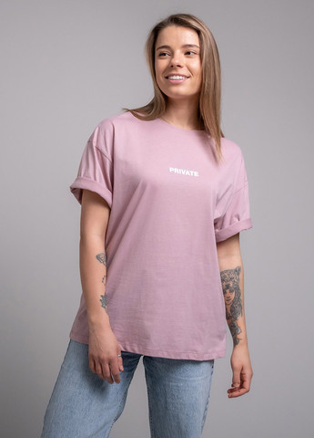 Розовая летняя футболка розовый 102019 Power