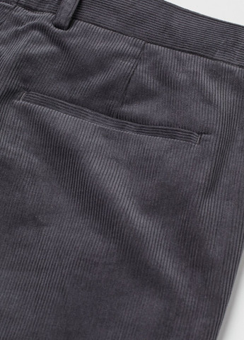 Темно-серые повседневный демисезонные брюки H&M