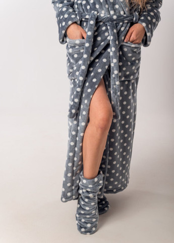 Теплий жіночий халат з кишенями V.O.G. (264640743)