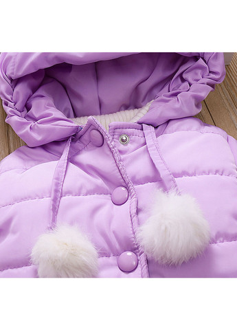 Фиолетовая демисезонная куртка No Brand