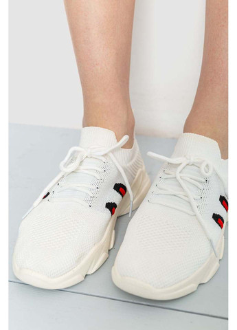 Білі осінні кросівки жіночі текстильні Ager