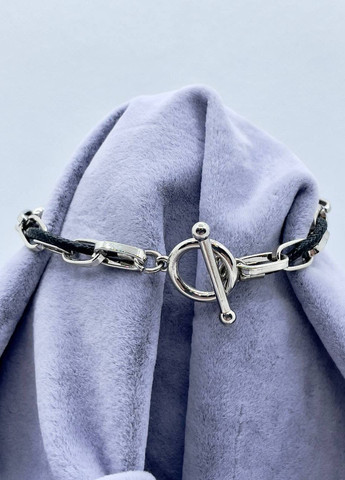 Браслет ланцюг зі стразами 19 см No Brand (264660231)