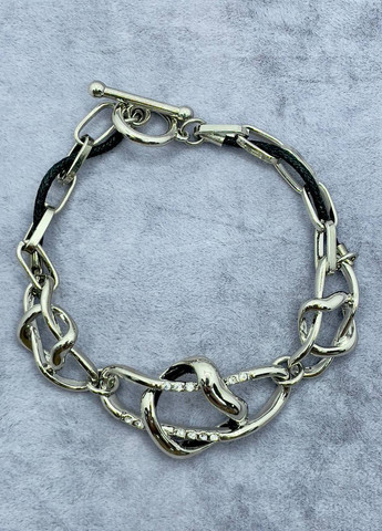 Браслет ланцюг зі стразами 19 см No Brand (264660231)