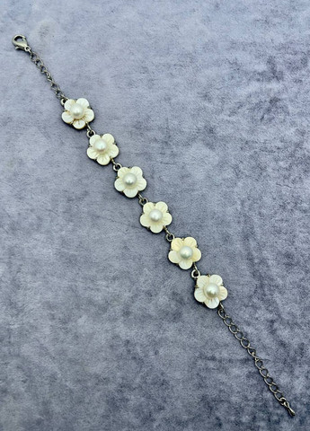 Браслет перламутр и жемчуг 19 см No Brand (264660315)