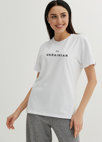 Белая летняя футболка luxury im ukrainian Garne