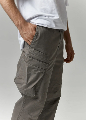 Серые кэжуал демисезонные брюки ТУР