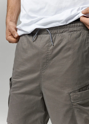 Серые кэжуал демисезонные брюки ТУР