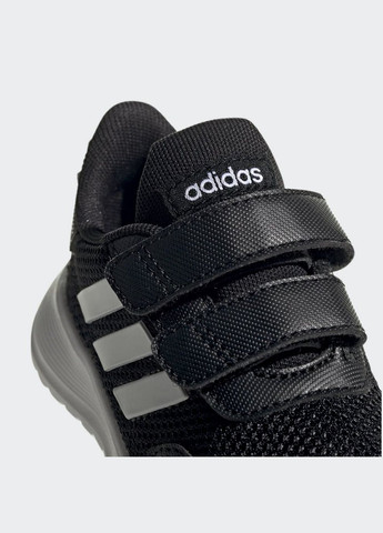 Черные всесезонные детские кроссовки tensaur run i eg4142 adidas