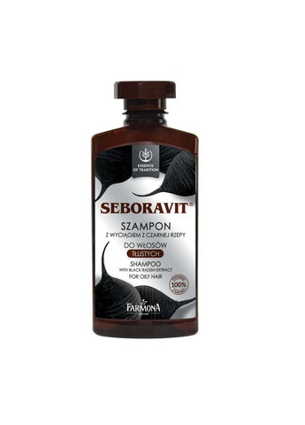 Шампунь для волос Черная редька Seboravit 330 мл Farmona (264743123)