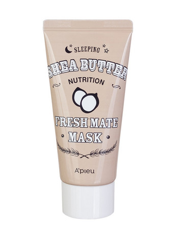Нічна маска з маслом ши fresh mate shea butter mask (50 мл) A'pieu (264746208)