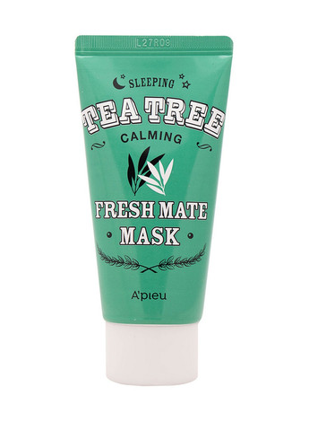 Нічна маска з маслом чайного дерева fresh mate tea tree calming mask (50 мл) A'pieu (264746209)