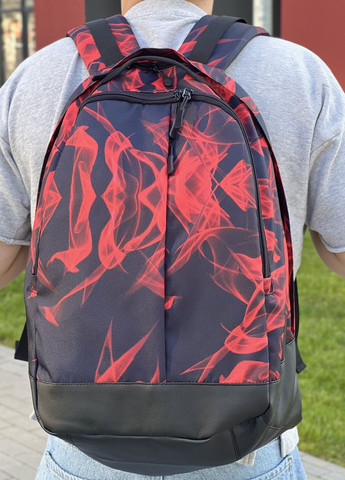 Рюкзак с принтом огонь School классической формы с большим количеством отделений на 30л No Brand shkool (264834490)