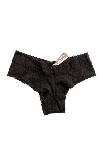 Трусики з квітковим мереживом на поясі Victoria's Secret stretch cotton lace-waist cheeky panty (267723013)