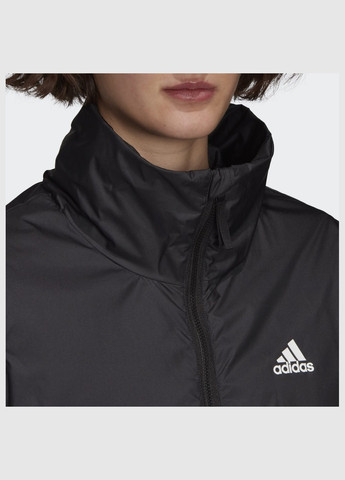 Чорна зимня жіноча куртка w bsc 3-stripes winter ft2570 adidas
