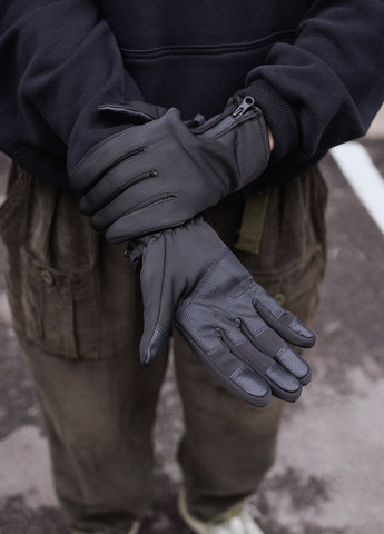 Сенсорные Перчатки Gloves Softshell 16-12 Without (264826221)