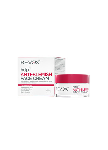 Крем для лица против пигментных пятен Help Anti-Blemish Face Cream, 50 мл Revox (264920932)