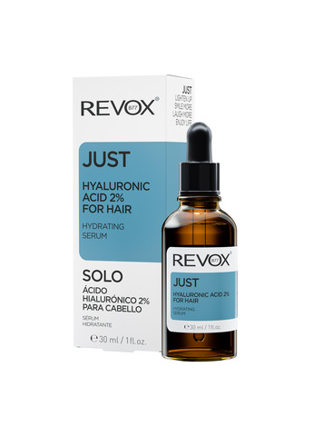 Сироватка для волосся та шкіри голови з гіалуроновою кислотою 2% B77 JUST HYALURONIC ACID FOR HAIR, 30 мл Revox (264921032)
