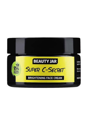 Освітлюючий крем для обличчя Super C-Secret 60 мл Beauty Jar (264830614)