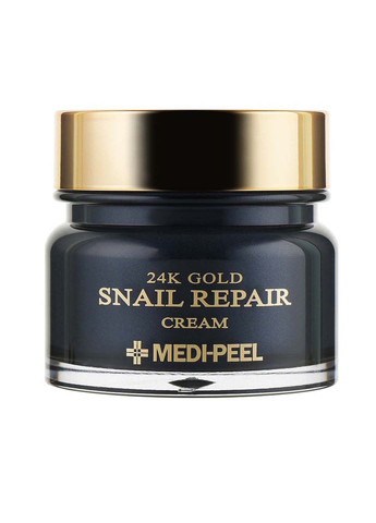 Крем для лица с коллоидным золотом и муцином улитки 24k Gold Snail Repair Cream 50 мл Medi-Peel (264830857)