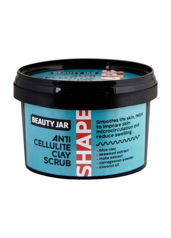 Скраб глиняний антицелюлітний для тіла 380 Beauty Jar (264830582)