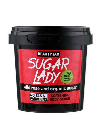 Пом'якшуючий скраб для тіла Sugar Lady 200 мл Beauty Jar (264830583)