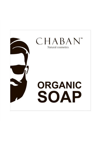 Органічне чоловіче мило For Men 100 г Chaban Natural Cosmetics (264831214)