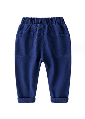 Синие повседневный демисезонные брюки No Brand