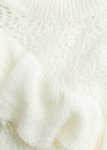 Білий демісезонний светр H&M