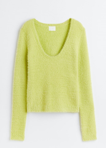 Світло-зелений демісезонний светр H&M