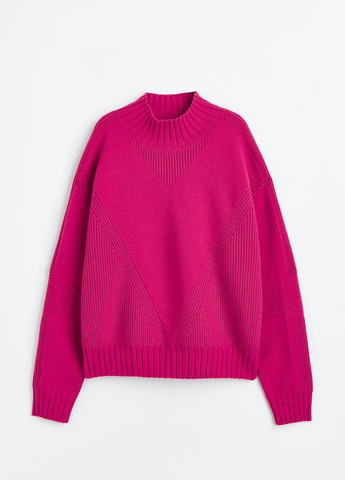 Малиновий демісезонний светр H&M