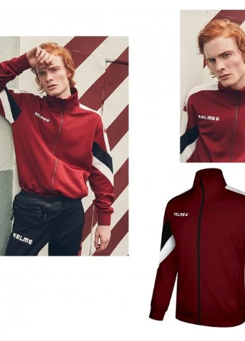Олімпійка TRAINING JACKET темно-червона Kelme (265003407)
