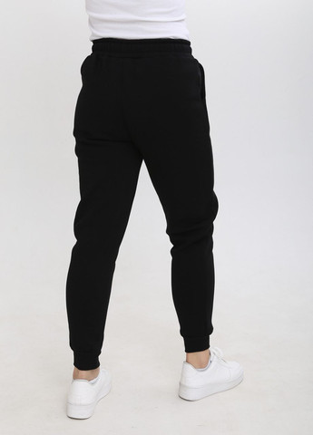 Спортивні жіночі штани на флісі чорні з манжетом MDG джогери (264918948)