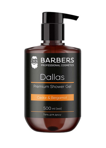 Гель для душа Dallas 500 мл Barbers (264920432)