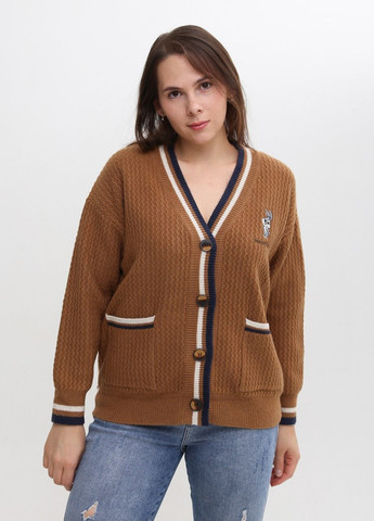 Коричневый демисезонный кардиган JEANSclub
