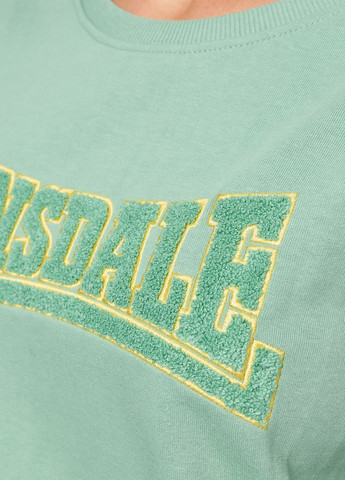 Свитшот Lonsdale - крой логотип светло-зеленый кэжуал - (265000207)
