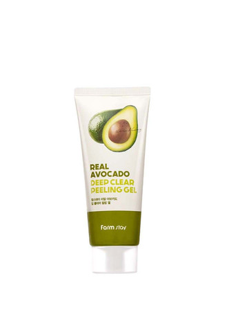 Пілінг-гель з екстрактом авокадо Real Avocado Deep Clear Peeling Gel 100 мл FarmStay (265211197)