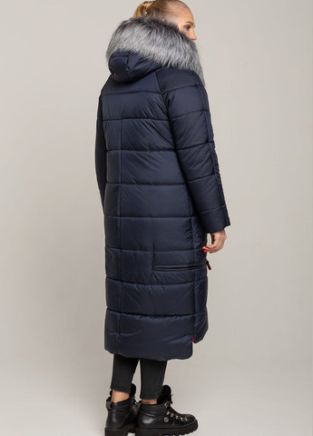 Синяя зимняя пальто-куртка barbara MioRichi